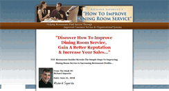Desktop Screenshot of howtoimprovediningroomservice.com