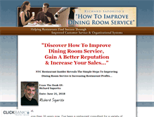 Tablet Screenshot of howtoimprovediningroomservice.com